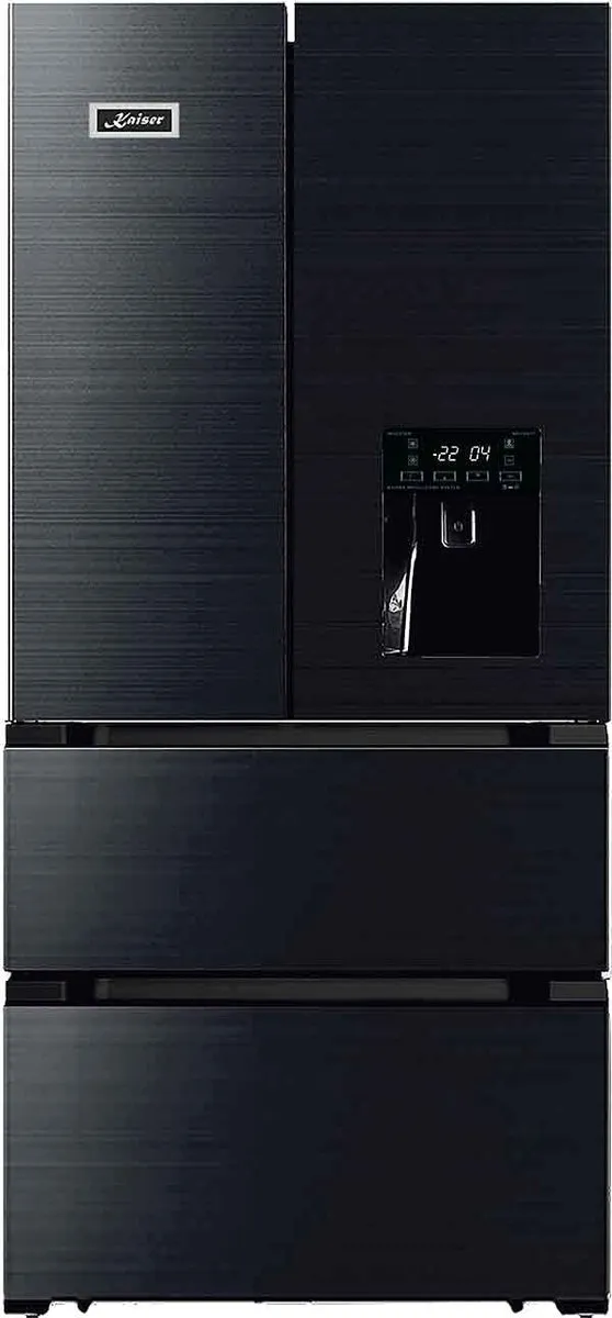 Kaiser 80420 RS - Side-by-Side - koelkast - koel vriescombinatie - Side-by-Side koelkast - No Frost - 506 Zwart