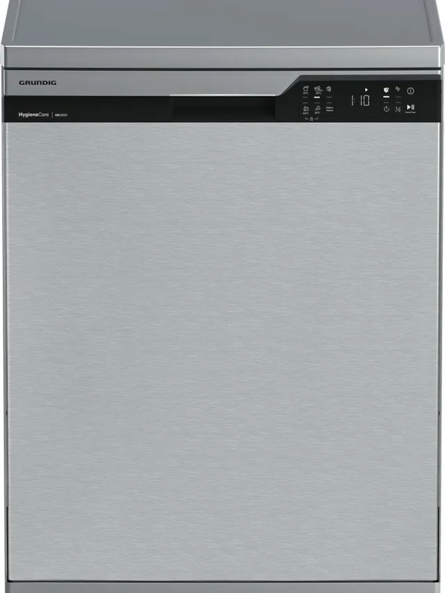 Grundig GNFP3440X - Vrijstaande vaatwasser - 14 couverts - Energielabel D grijs