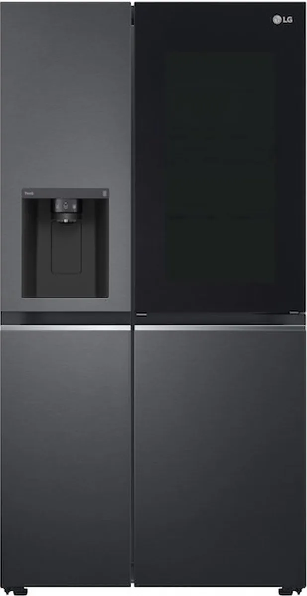 LG GSXV81MCLE Amerikaanse koelkast met 635 liter inhoud Zwart