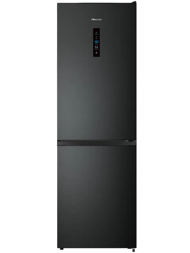 Hisense RB390N4BFC Koel-vriescombinatie Zwart