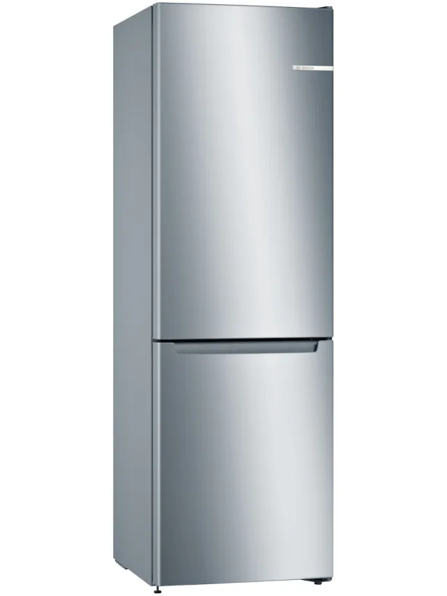 Bosch KGN33NLEB koel-vriescombinatie zilver inox-look