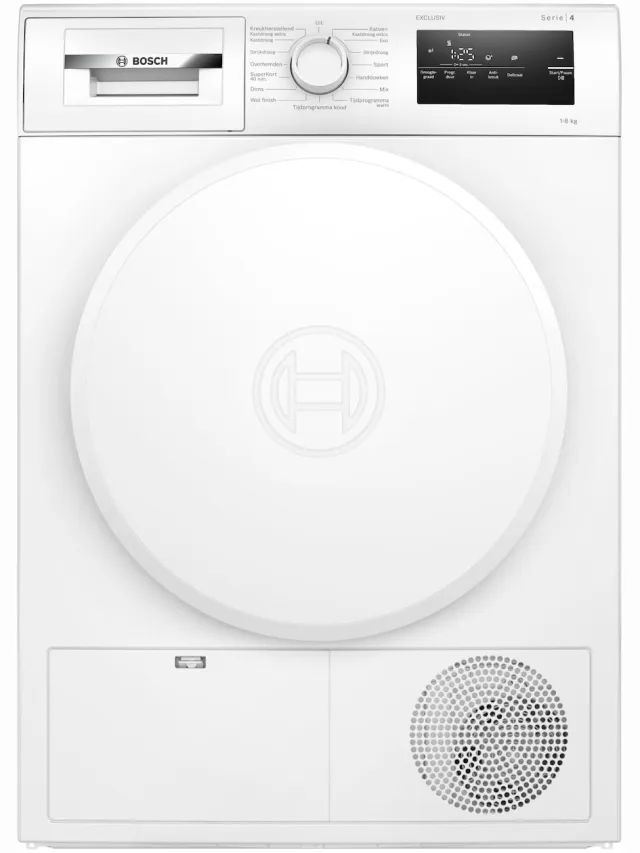 Bosch WTH8300MNL EXCLUSIV Warmtepompdroger Wit