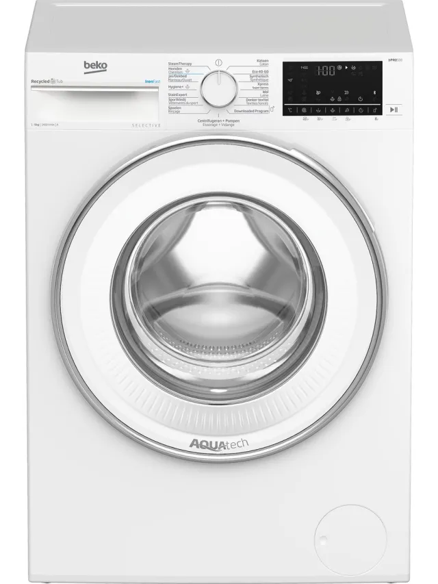 Beko B5WT594108W2 - Wasmachine - 9 kg - 1400 rpm Wit