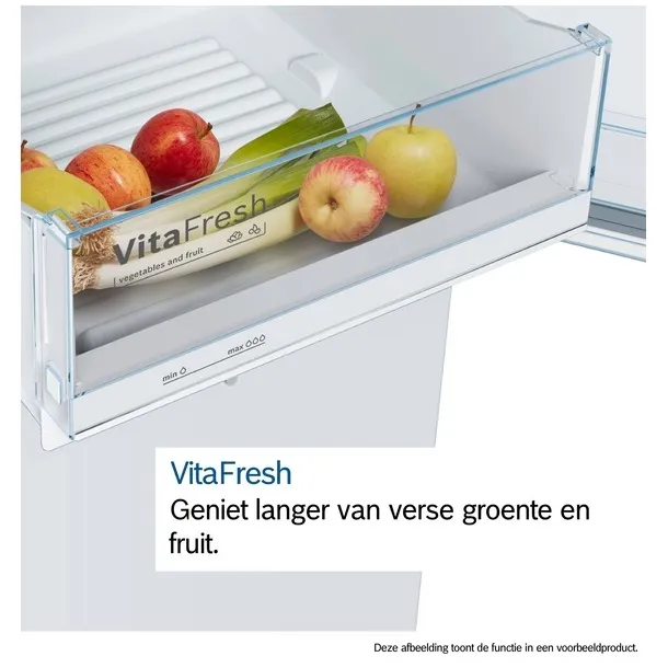 Bosch KGV33VWEP EXCLUSIV Koel-vriescombinatie Wit, foto 3