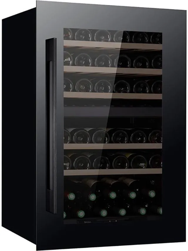 Pevino Majestic Inbouw Wijnkoelkast - 42 Flessen - 2 Zones - Zwart Black