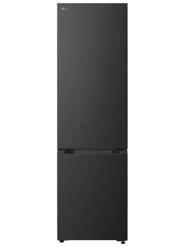 LG GBBS322BEV koel-vriescombinatie, 375 liter, No Frost Zwart