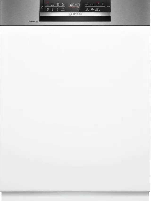 Bosch SMI6ECS12E - Series 6 - Vaatwasser - Inbouwvaatwasser - 60 cm - Half integreerbaar - Energielabel A - Extra Droog: optie voor extra grondige droogresultaten - Home Connect Niet van toepassing