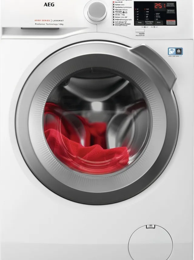 AEG L6FBI86BPS wasmachine Voorbelading 8 kg 1351 RPM Wit