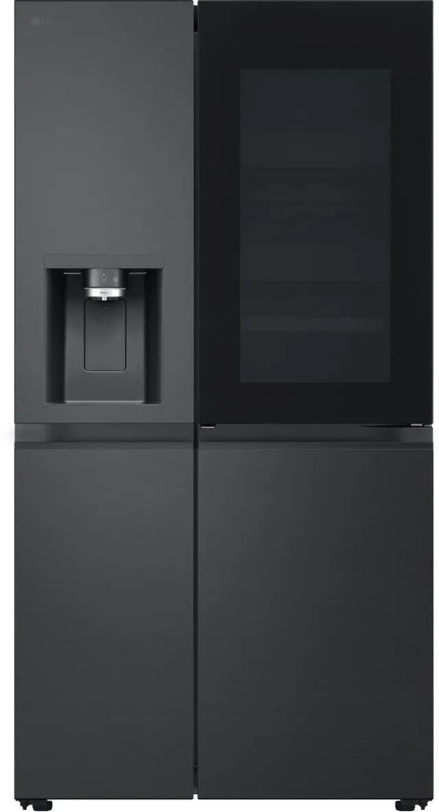 LG Amerikaanse koelkast GSXE90EVAD - 628L - Zwart - InstaView™ - ThinQ™ - DoorCooling Black