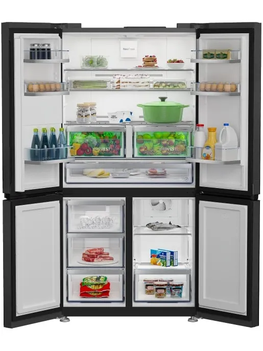Beko GN1426240ZDXBRN Amerikaanse koelkast Zwart, foto 3