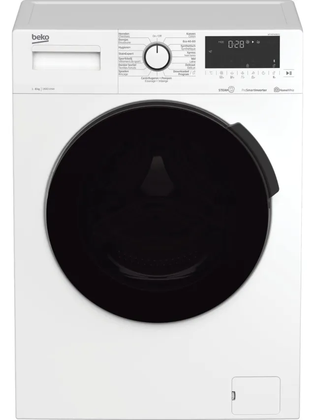 Beko WTV8740BSC1 - Wasmachine Wit