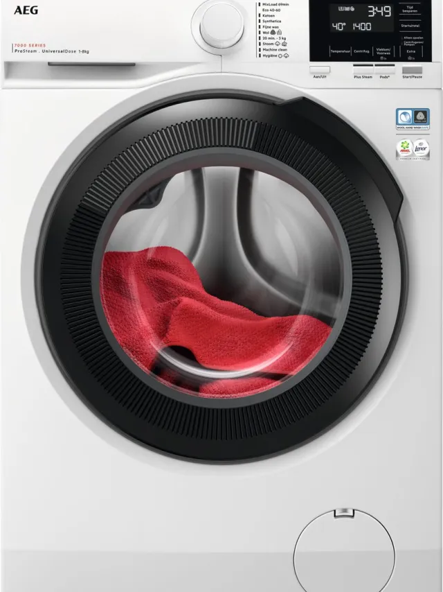 AEG LR7386U4 EcoLine 7000 serie ProSteam UniversalDose - Wasmachine Wit