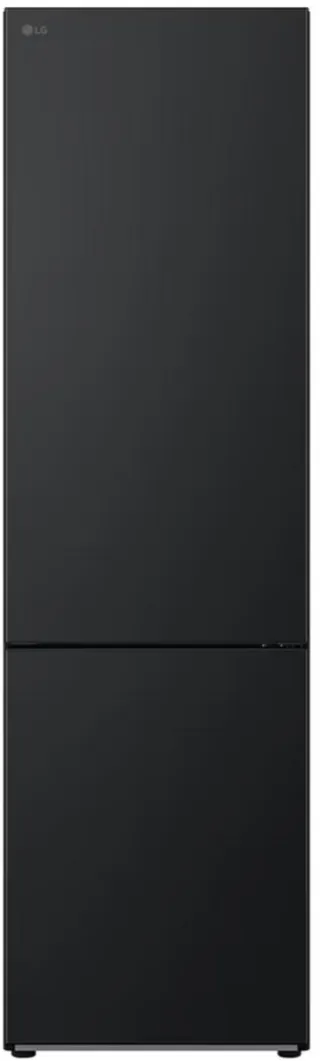 LG GBV22NCBEP koel-vriescombinatie 387L met DoorCooling+™ voor sneller en gelijkmatiger koelen, Fresh Converter™ voor optimale bewaartemperaturen, No Frost tegen ijsvorming, Smart Inverter Compressor en energieklasse B voor een laag energieverbruik Black