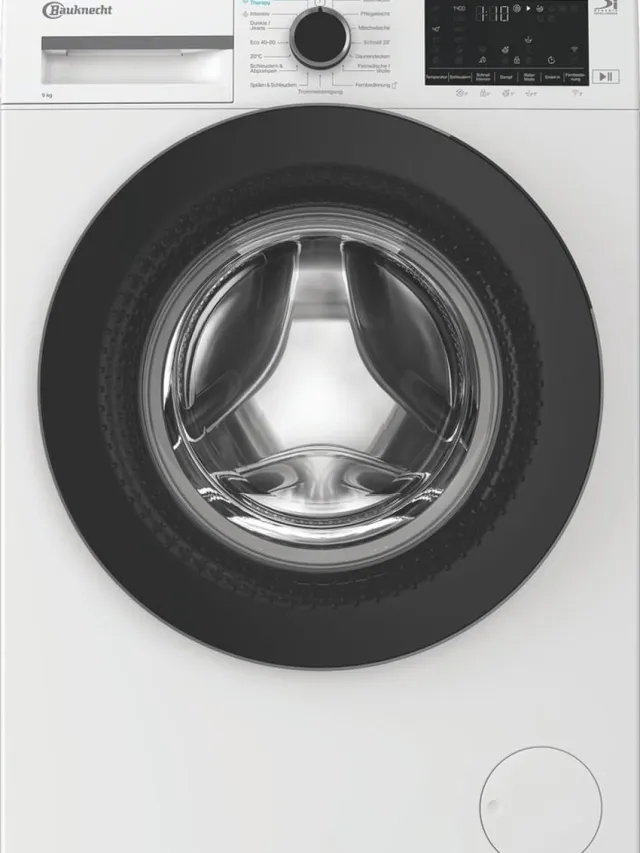 Bauknecht B WM 9A9 BS | Wasmachine | 9 kg | Stoom | Duits display Wit