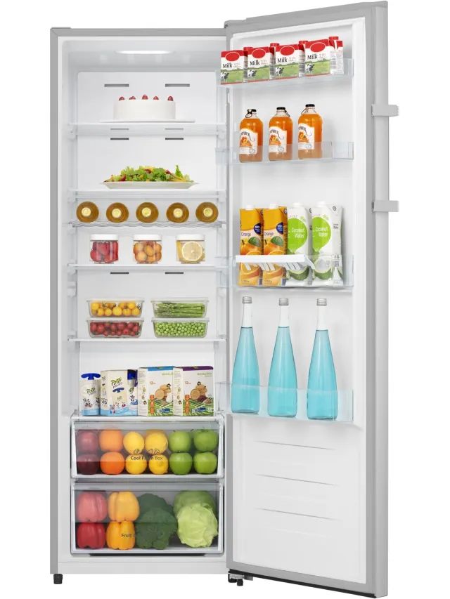 Lincoln Prestige PRL32FCI Vrijstaande Koelkast 322L – Energieklasse C – No-Frost – Inox – 35 dB – LCD Display – Inverter Compressor RVS - Zilver