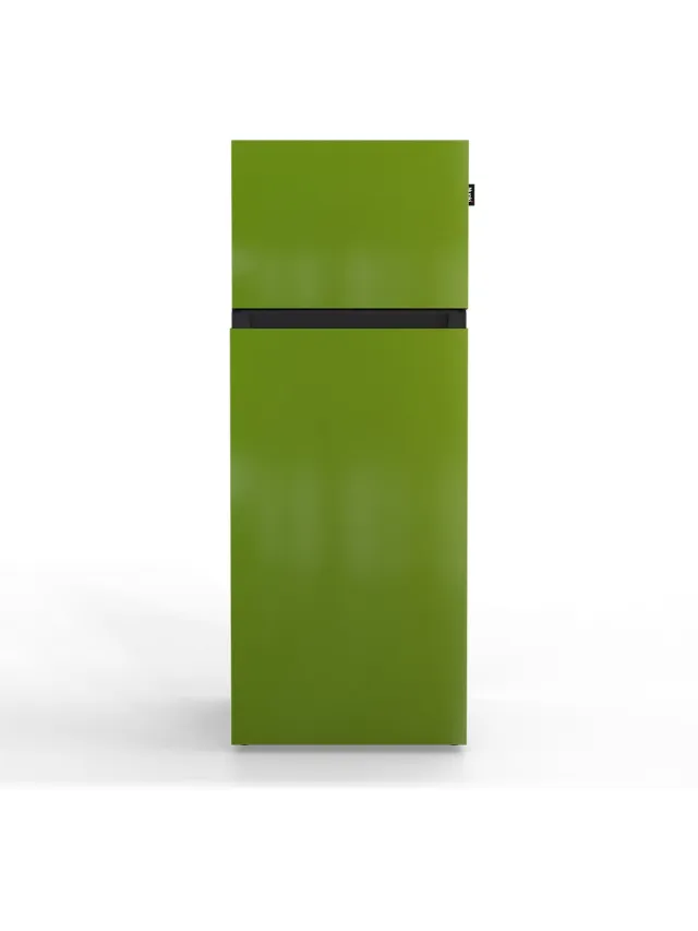 Nunki MEDIUM-AGRA / Grass Green Design Koel-vriescombinatie - 206L - E-label - Volledig in kleur Grasgroen