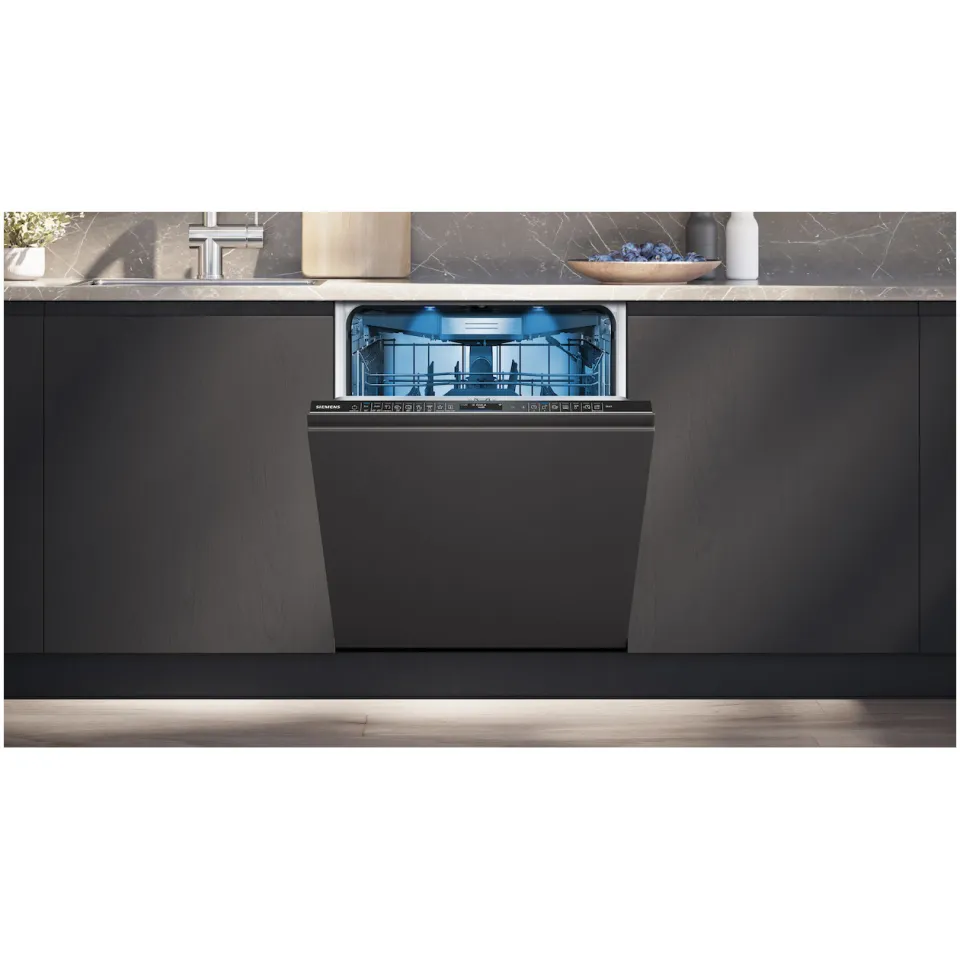 Siemens SN87YX02CE inbouwvaatwasser, 14 couverts, 60 cm zwart, foto 2