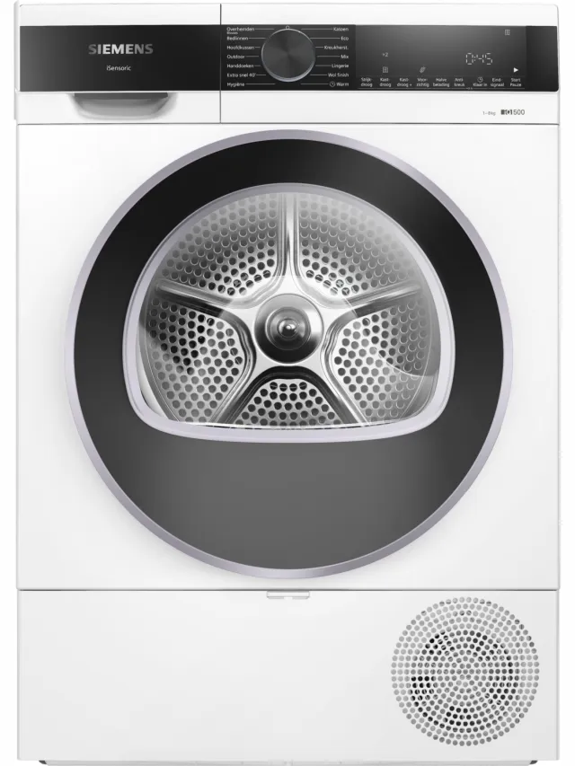 Siemens Wq33g2dcnl - Warmtepompdroger 8 Kg 63 Db Energielabel C Wit