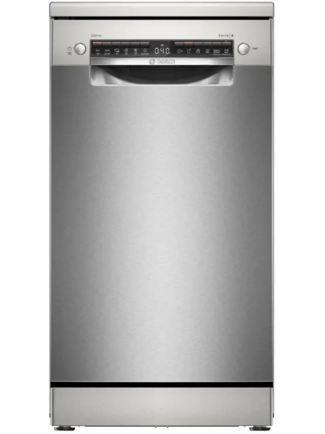 Bosch SPS4EMI61E vaatwasser, vrijstaand, 45 cm breed Roestvrijstaal