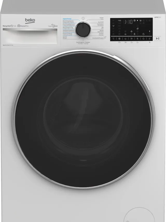 Beko B5DT510446W - AutoDose - RecycledTub™ - Was-droogcombinatie Wit