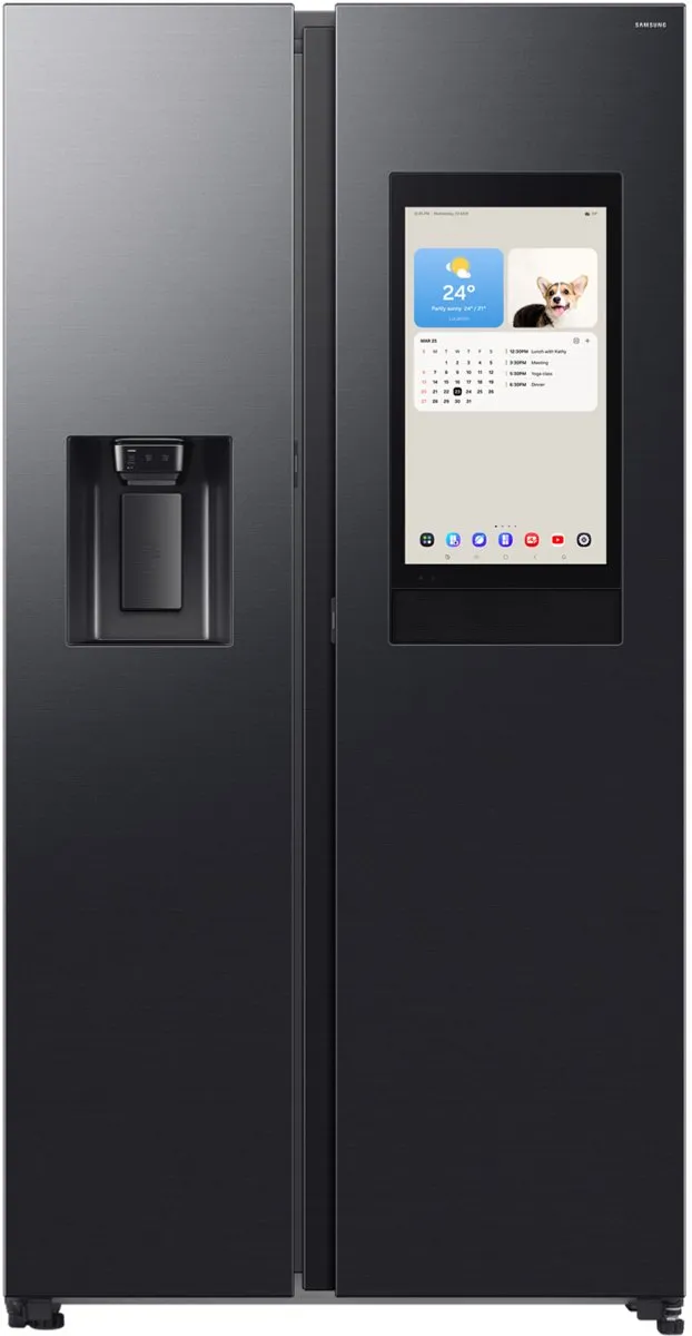 Samsung Series 9 RS90F67BEF, Vrijstaand, Amerikaanse deur, Zwart, 2 deur(en), Premium Black Steel, 36/64
