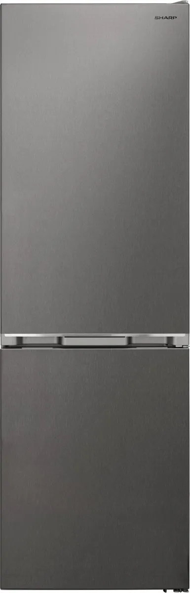 Sharp SJNBA31DMXPCEU - Koel-vriescombinatie - No Frost - Zilver - Ideale koelkast voor gezinnen