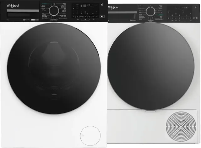 Whirlpool WPM 912W ADS BE AutoDose + Whirlpool C WD 96M WBS BE