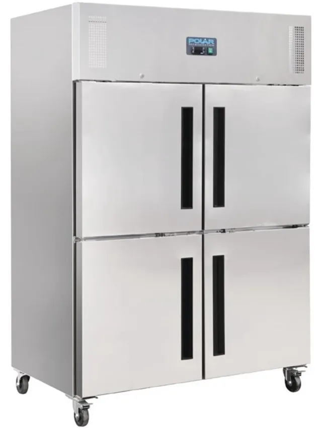 Polar G-serie Gastro 2-deurs vriezer met gedeelde deuren 1200L Multicolor