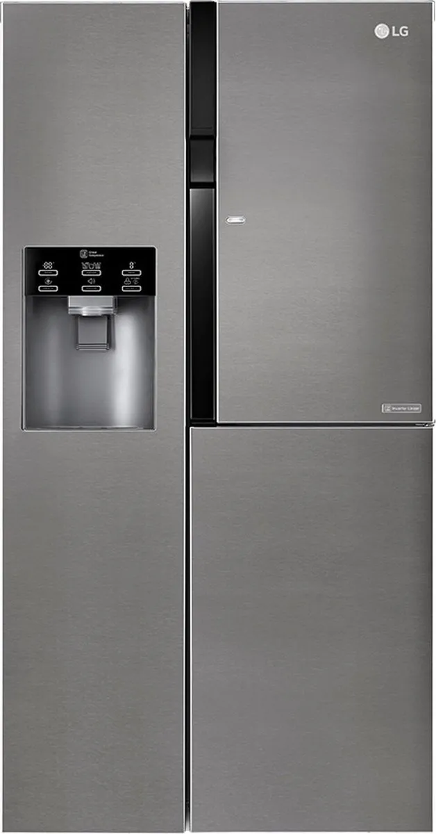 LG GSJ361DIDV Amerikaanse koelkast met Door-in-Door™ - 606L inhoud - Water- en ijsdispenser - Moist Balance Crisper™ - Total No Frost - Inverter Linear Compressor Zilver