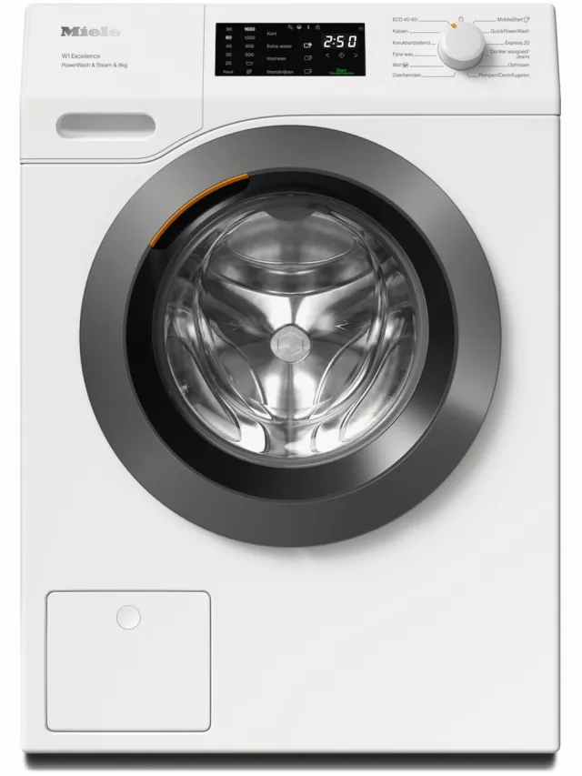 Miele WEC 395 WPS Excellence PowerWash & SteamCare Wasmachine Wit