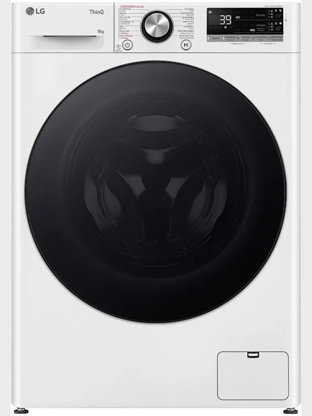 LG F4WR7009SYW wasmachine | 9 kg | 40% zuiniger dan A | Turbowash Wit