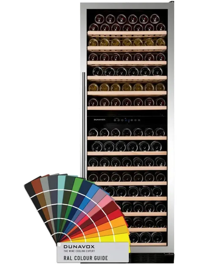 Dunavox Grande-181 Vrijstaande Wijnkoelkast DX-181.490DCK 181 flessen, RAL-kleur RAL Kleur