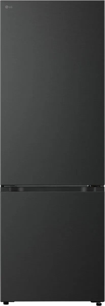 LG GBBS726AEV koel‑vriescombinatie 375 liter inhoud - Energieklasse A - DoorCooling voor gelijkmatige koeling - Fresh Balancer voor optimale versheid - Stille Smart Inverter Compressor en ThinQ wifi bediening essense zwart staal