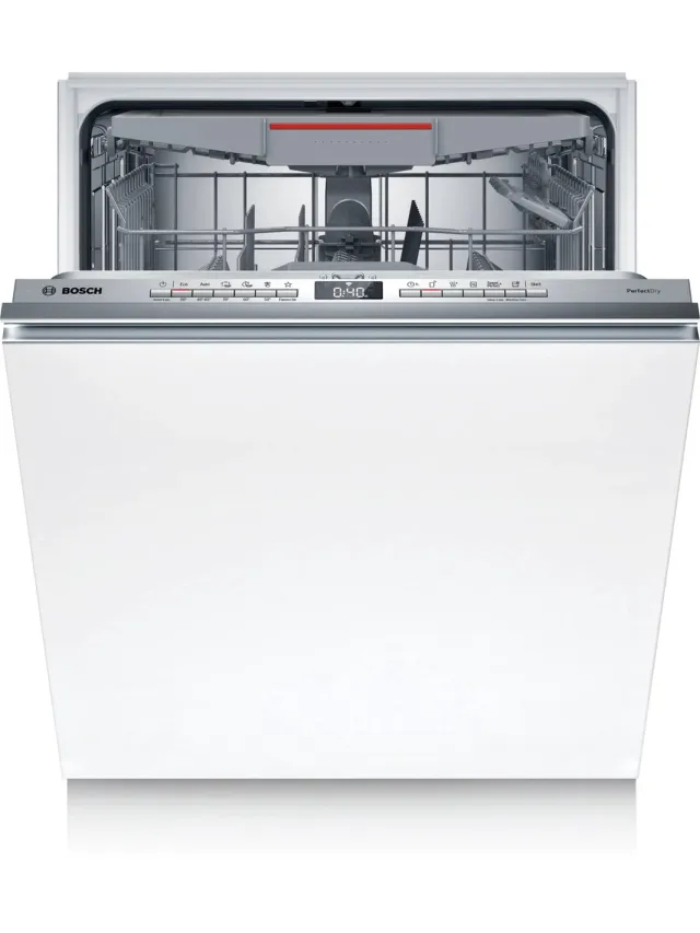 Bosch SBV6YCX02E - Vaatwasser - inbouwvaatwasser - Volledig integreerbaar - PerfectDry met zeolith: perfecte droogresultaten met een laag energieverbruik - Energielabel A - Besteklade - Extra Hoog model nvt