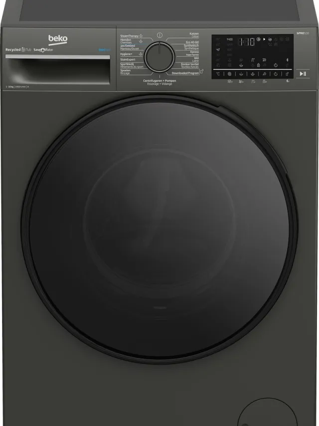 Beko B5WT5104111M - RecycledTub™ - Wasmachine Grijs