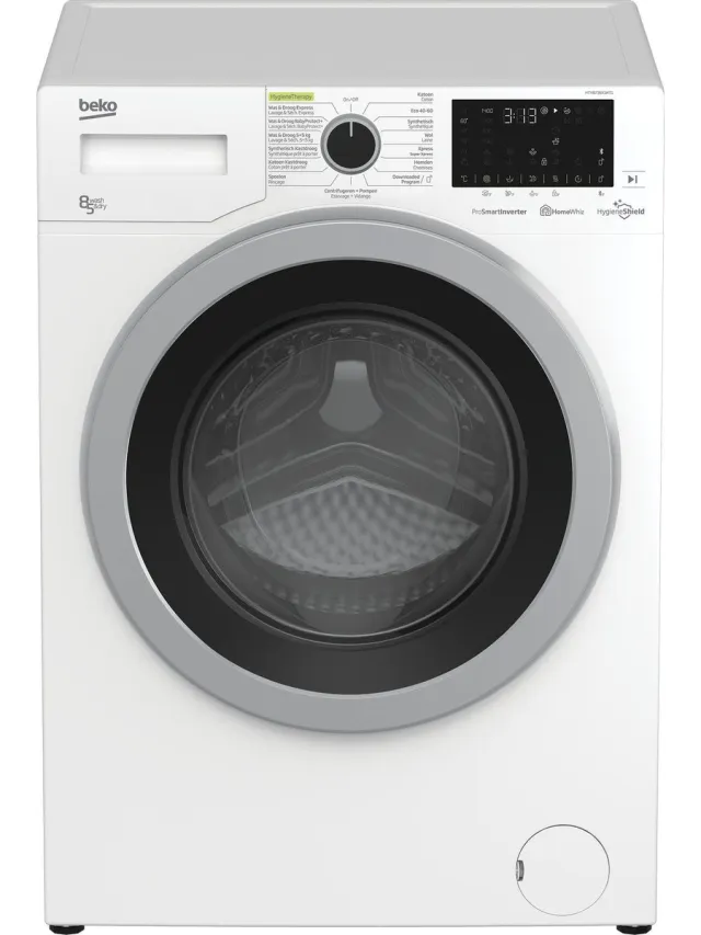 Beko HTV8736XSHT1 - Was-droogcombinatie - 8 kg - 1400 rpm White