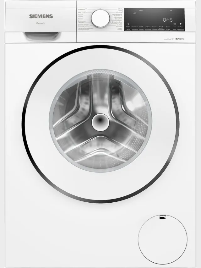 Siemens WG46G2ZEFG - iQ500 - Wasmachine - 9 kg - 1600 rpm - Energielabel A - SmartFinish: vermindert kreukels tot 50% - speedPack L: verkort wasprogramma’s tot 15 of 30 minuten Wit