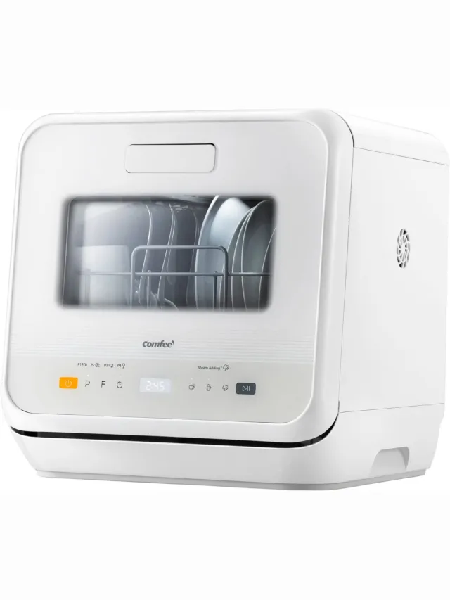 Comfee CDWMTO201D(W) Mini vaatwasser - 5L waterreservoir - Wit