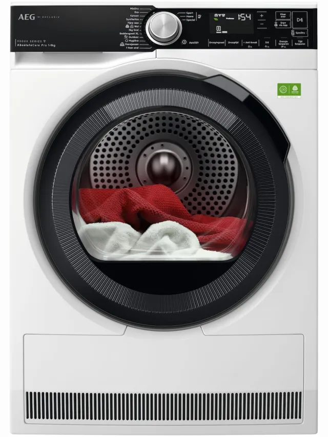 AEG TR97MUNCHEN wasdroger, warmtepomp, AbsoluteCare Pro Wit