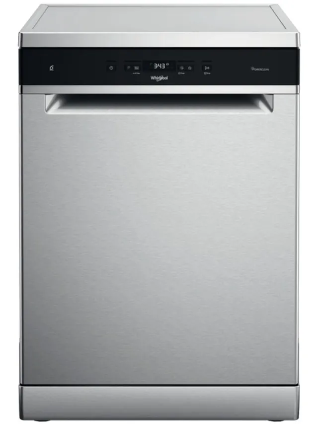 Whirlpool WH3FB14BN7A0X - PowerCleanPro - Vrijstaande vaatwasser 60 cm Roestvrij staal