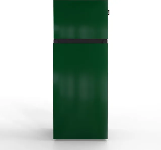 Nunki MEDIUM-FDAR / Dark Green Design Koel-vriescombinatie - 206L - E-label - Front in kleur Donkergroen