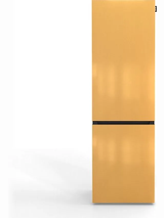 Nunki Large Combi NFA – Koel-vriescombinatie – No Frost – A-klasse – 304 liter – Front Amber Diamond Goud