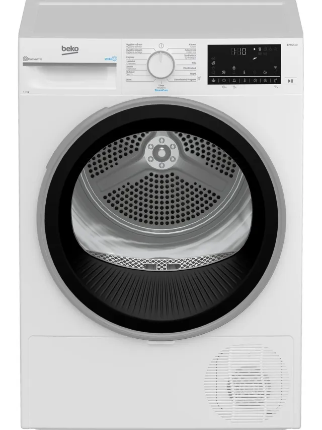 Beko vrijstaande droger: 7,0 kg - B5T4724W Wit