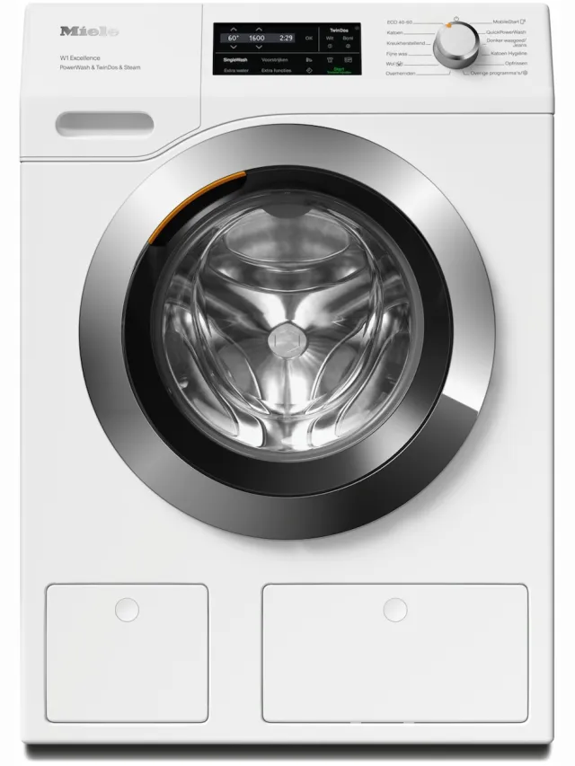 Miele WEJ 895 WPS Excellence PowerWash & TwinDos & SteamCare Wasmachine Wit