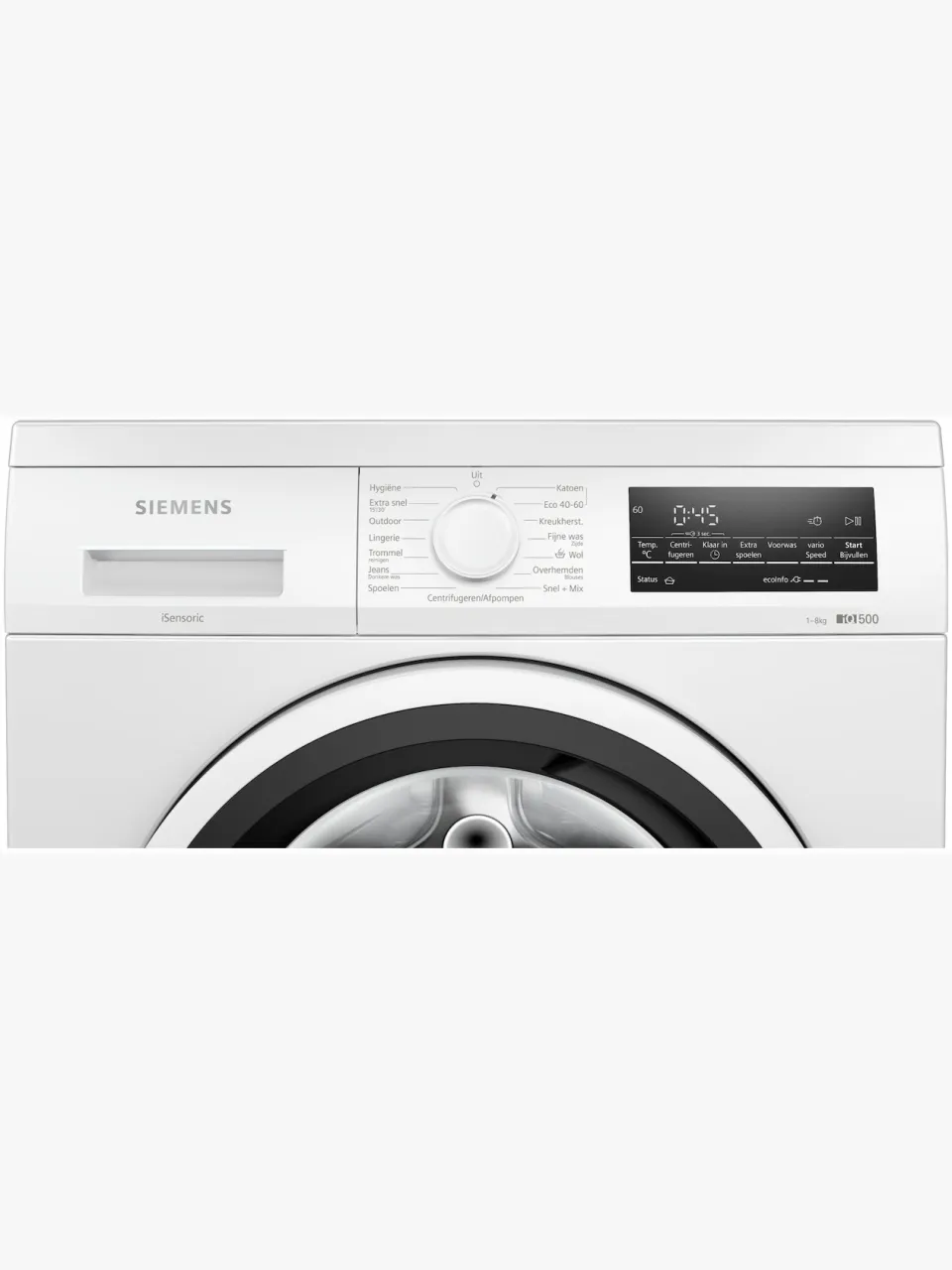 Siemens WU14UT20NL wasmachine wit, foto 3