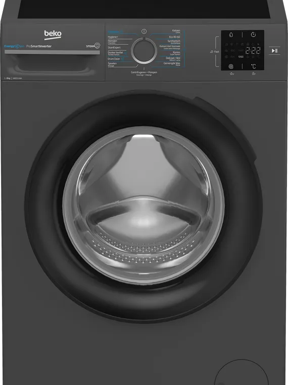 Beko Wasmachine BM3WFT3841A Antraciet
