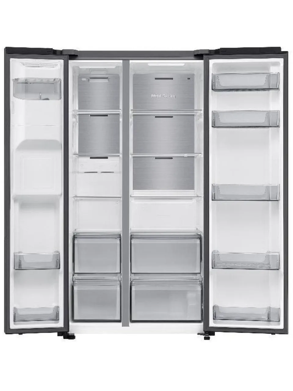 Samsung RS70F64KEFEF Amerikaanse koelkast, 634 liter zwart, foto 4