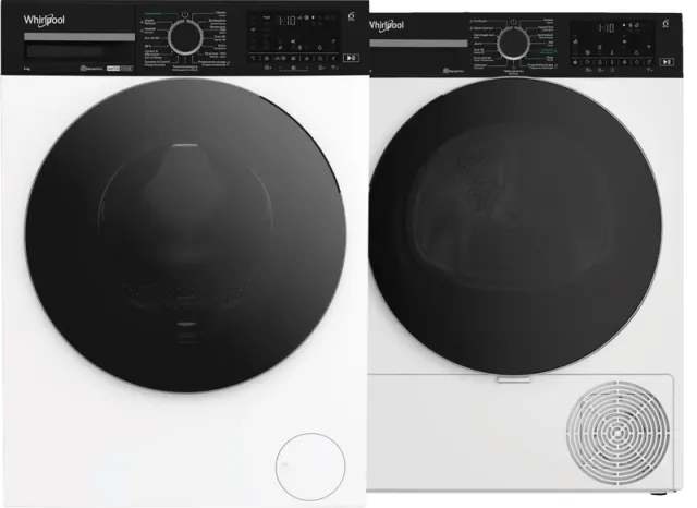 Whirlpool WPM 87W ADS BE AutoDose + Whirlpool C WD 85M WBS BE