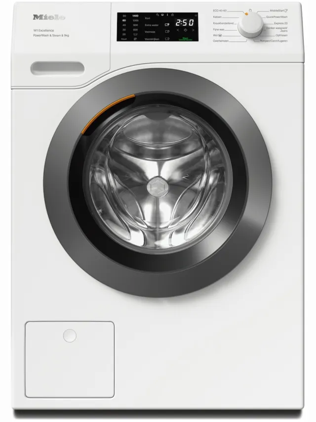 Miele WED 395 WPS Excellence PowerWash & SteamCare Wasmachine Wit