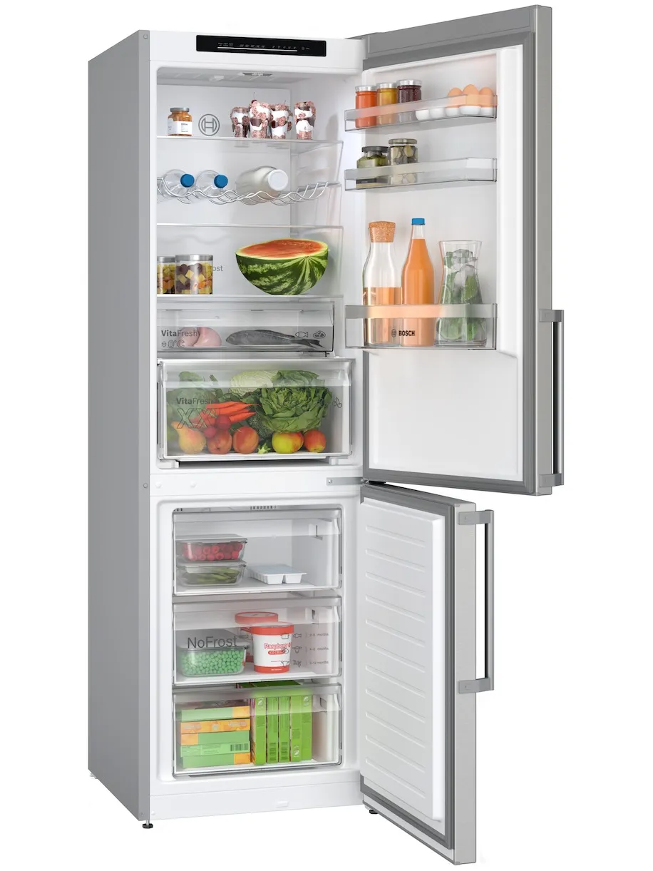 Bosch KGN36VICT Koel-vriescombinatie Zilver, foto 2
